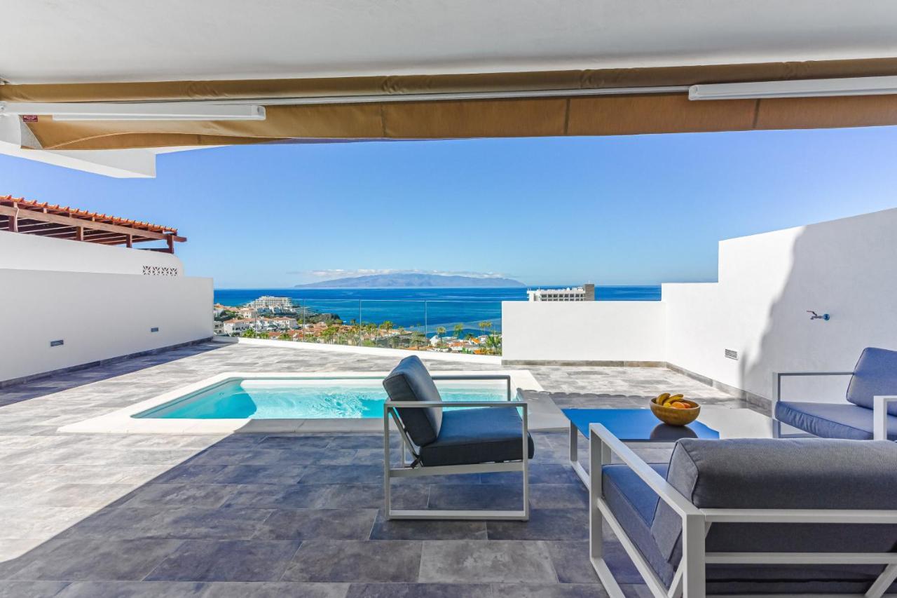 Magnifico Bungalow Con Vista Panoramica Y Piscina Privada Acantilado de los Gigantes Exterior foto