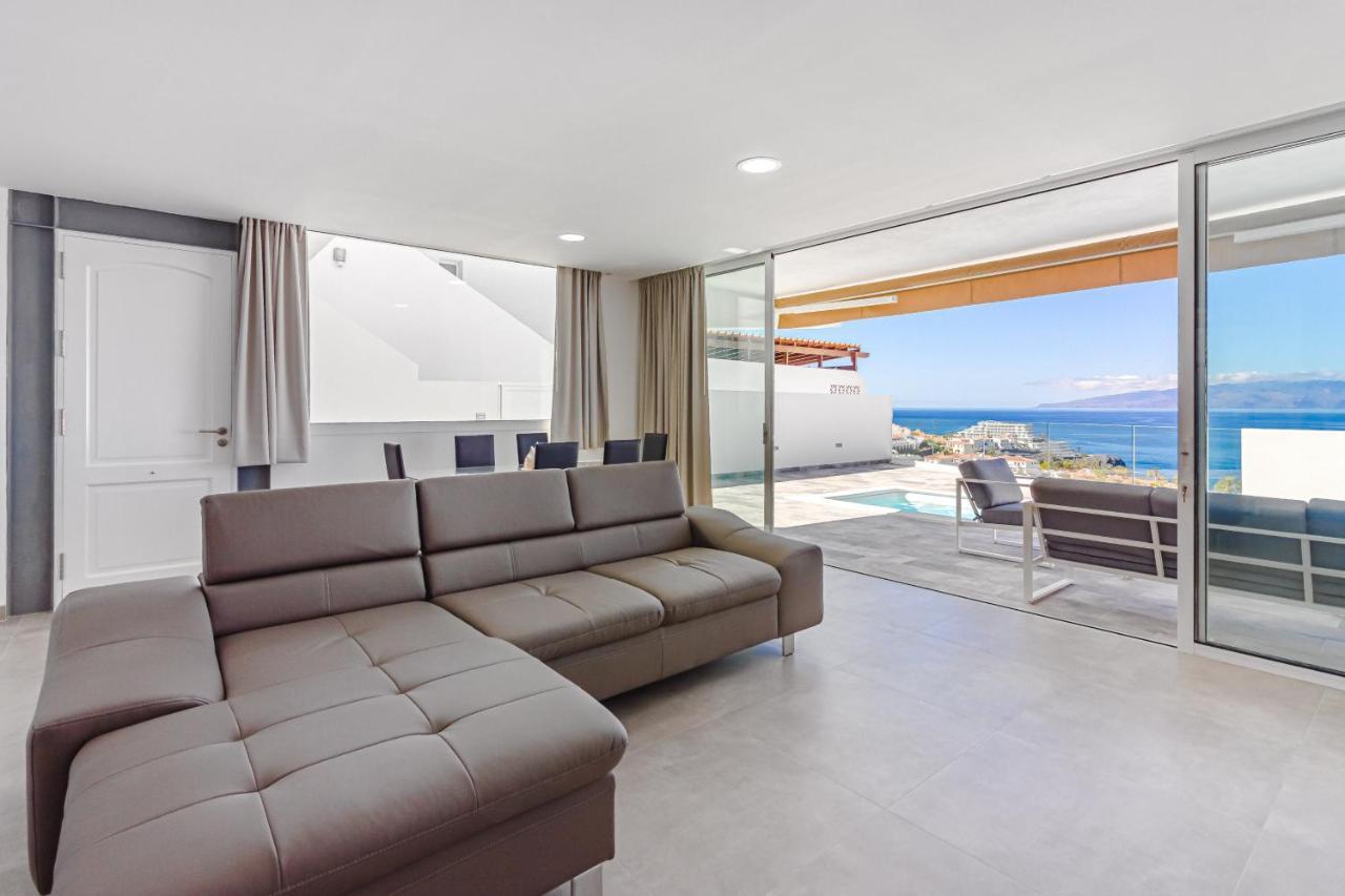 Magnifico Bungalow Con Vista Panoramica Y Piscina Privada Acantilado de los Gigantes Exterior foto