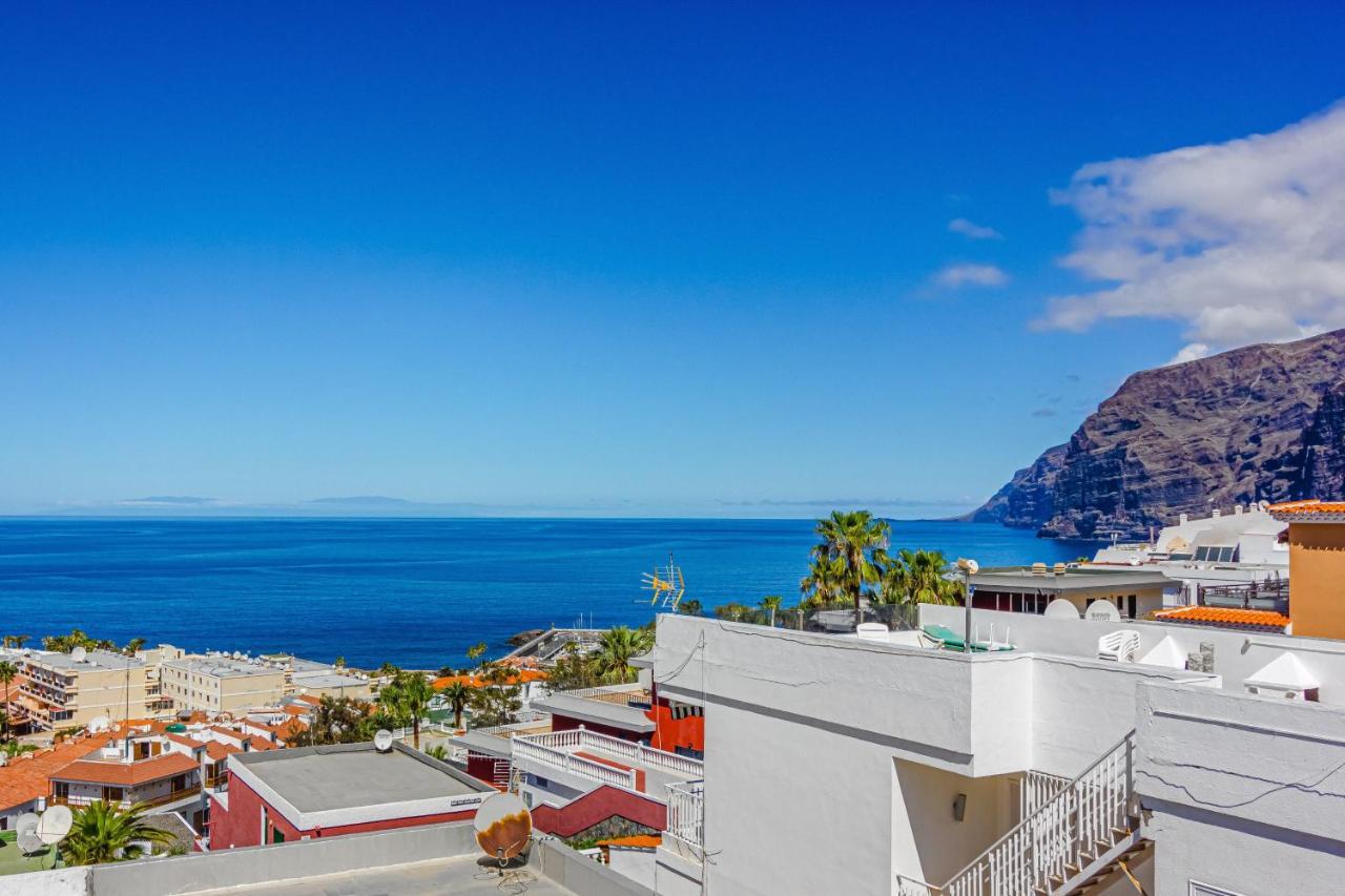 Magnifico Bungalow Con Vista Panoramica Y Piscina Privada Acantilado de los Gigantes Exterior foto